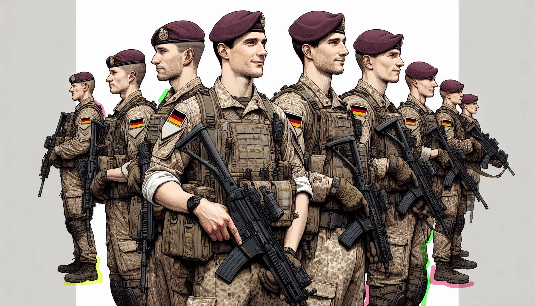 Bundeswehr Symbolbild - AI generiert