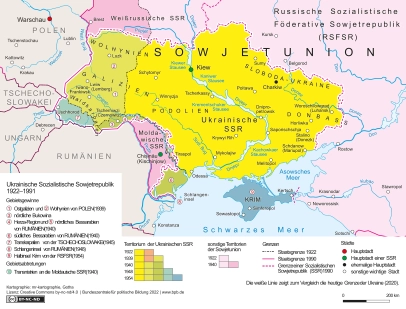 Ukrainische Sozialistische Sowjetrepublik 1922-1991